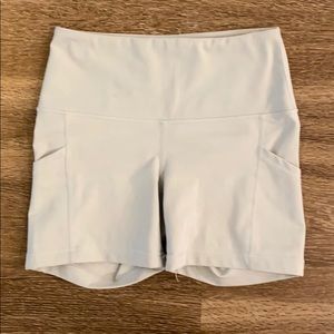 baby turquoise / blue workout shorts